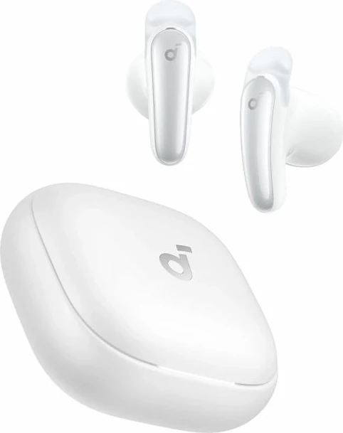 Kufje ANKER Soundcore Liberty Buds, ANC adaptiv, Hi-Res LDAC, 30h me kuti karikimi, IP55, të bardha