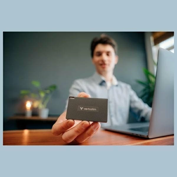 SSD ekstern Verbatim Metal Mini 32031 1TB USB-C, i zi