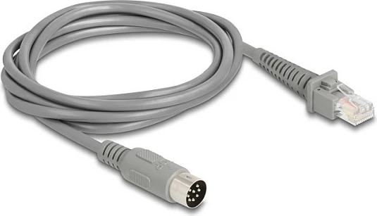 Kabllo DeLOCK 90167, RJ-50 në bllok terminal 8-pin, 2 m, gri