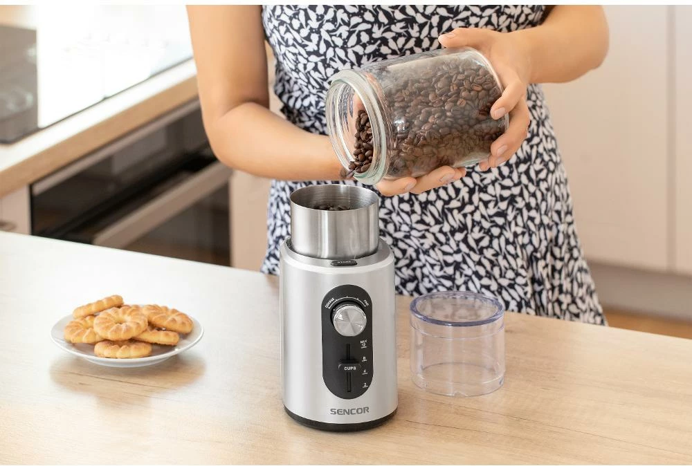 Mulli elektrik për kafe Sencor SCG 3550SS, argjend