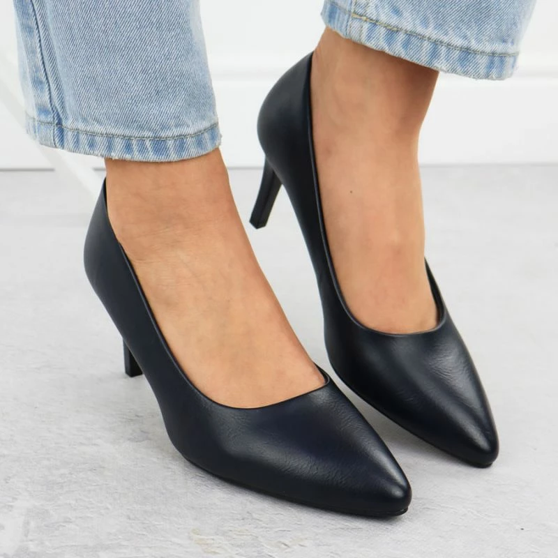 Këpucë elegante femra LEONE Sergio Leone 1336, blu e errët