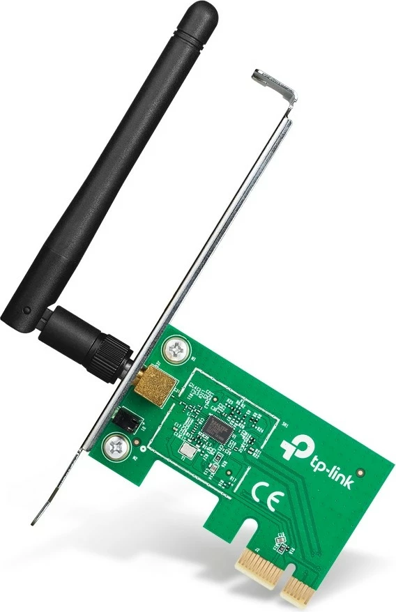 Adapter Wi-Fi TP-Link TL-WN781ND, PCI Express, 150Mbps, e gjelbër