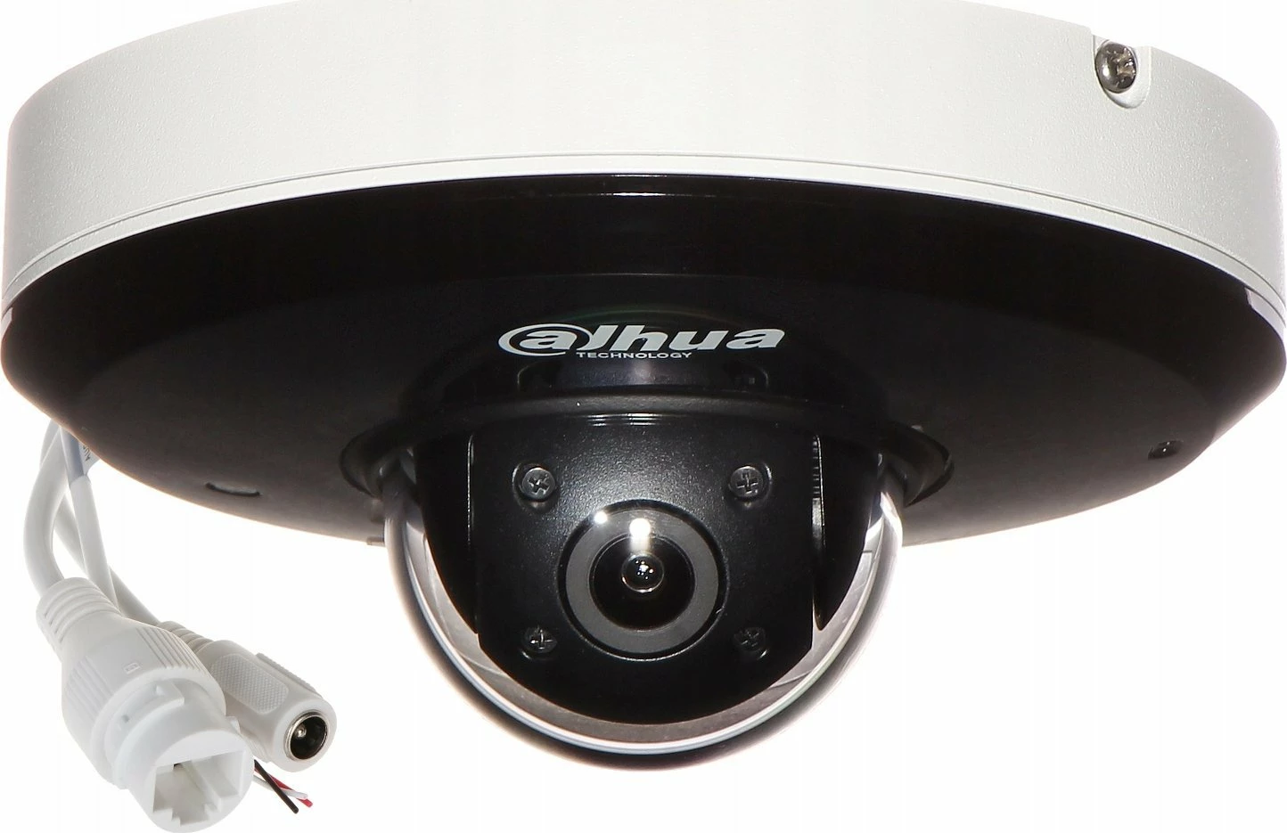 Kamerë IP Dahua SD1A404DB-GNY 3.7MP 2560x1440, zoom optik 4x, IR 20m, PoE, IP66/IK08, microSD deri 512GB, audio 2-drejtimëshe, bardhë/zi