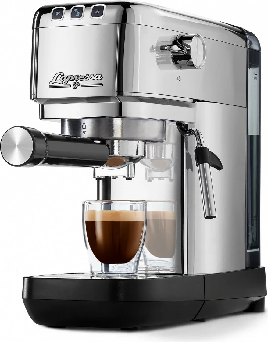Aparat espresso me levë Tchibo Lapressa 1300 W 15 bar 0.98 L (MPN 624549), çelik
