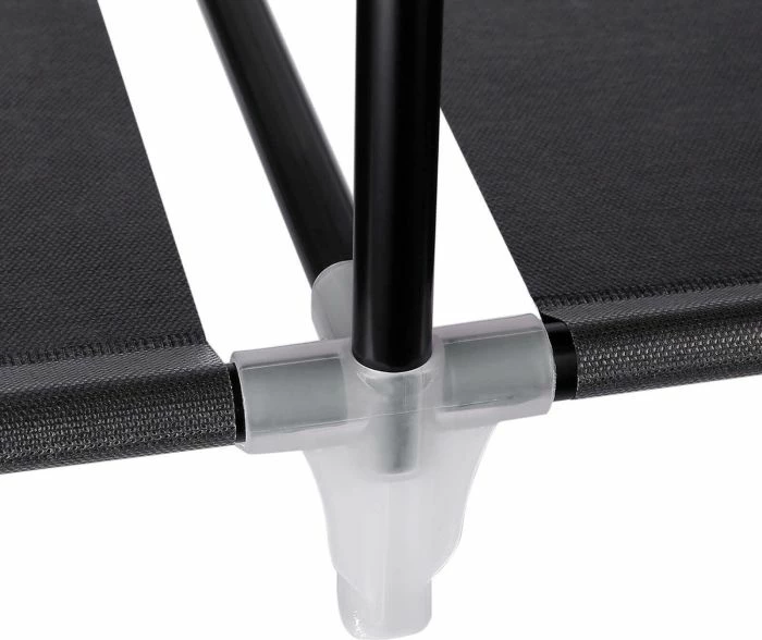 Garderobë prej pëlhure SONGMICS RYG12B 150x45x175 cm, 2 shufra varëse, me rafte, e zezë