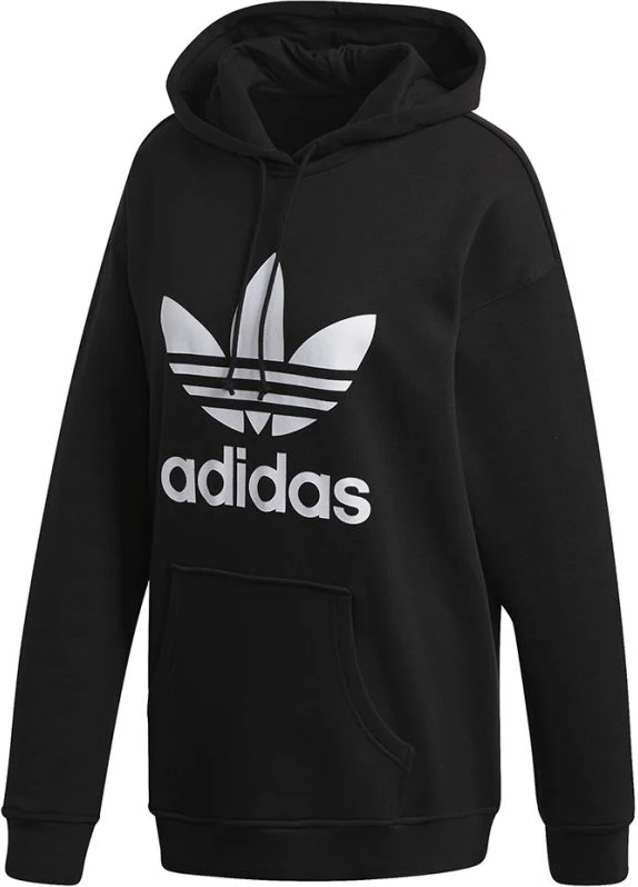 Duks adidas Trefoil Hoodie për Femra, i zi [Madhësia: 36]