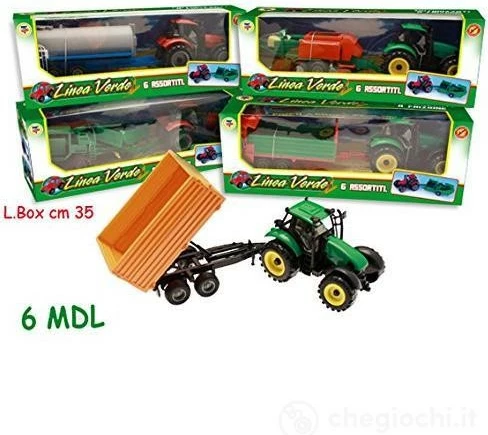Teo Loder Ferme Traktor Me Rimorkio 6 Rrota 26034856