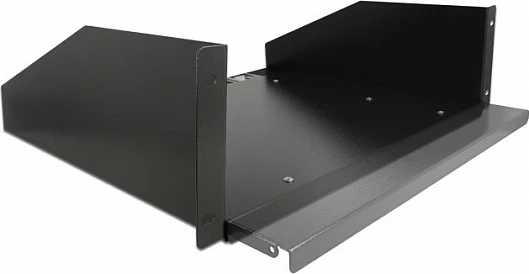 Raft rrëshqitës për rack 19" DeLOCK 3U, i zi