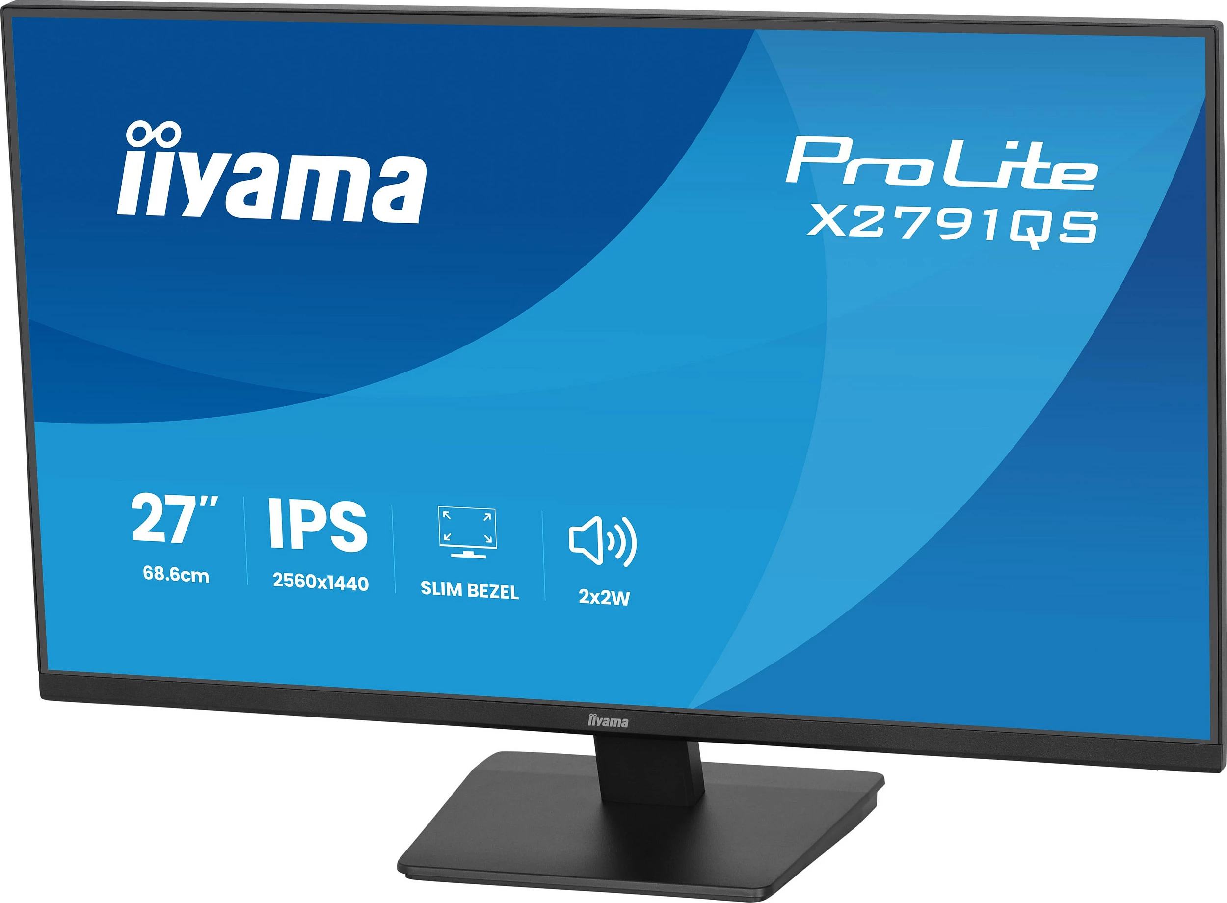 Monitor iiyama ProLite X2791QS-B1, 27" QHD IPS, FreeSync, altoparlantë të integrum, i zi