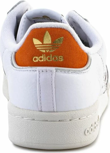 Atlete për meshkuj adidas, të bardha me portokalli