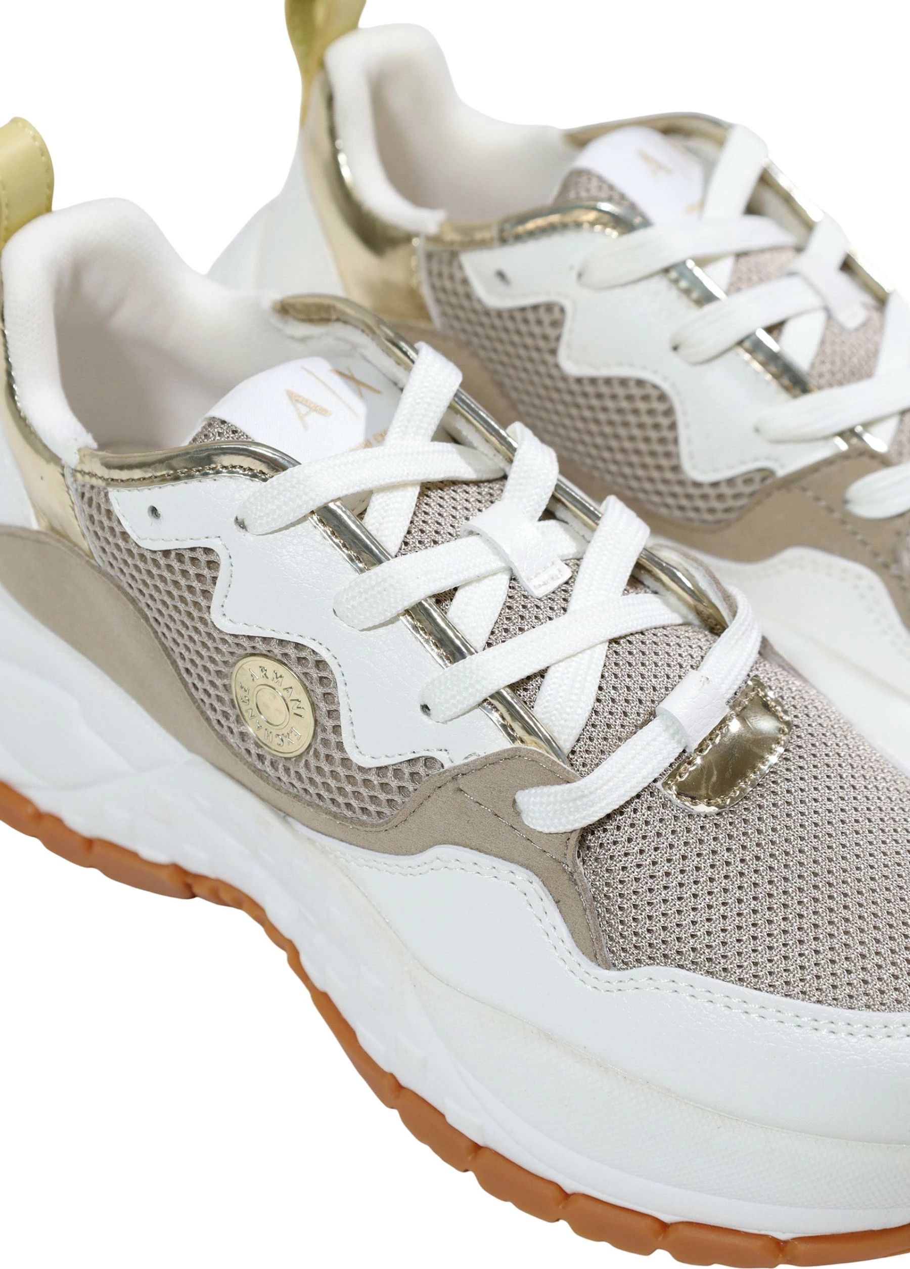 Atlete për femra Armani Exchange XW002784 AF25160, të bardha-kafe [Madhësia: 36]