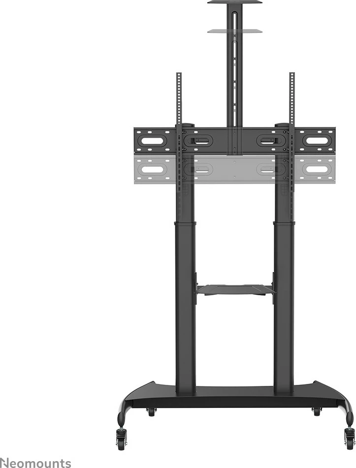 Karrocë TV Neomounts PLASMA-M1950E, për ekrane 60-100 inç, rregullim lartësie, ngjyrë e zezë