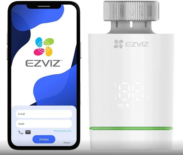 Termostat i mençur për radiator ezviz CS-T55, i bardhë