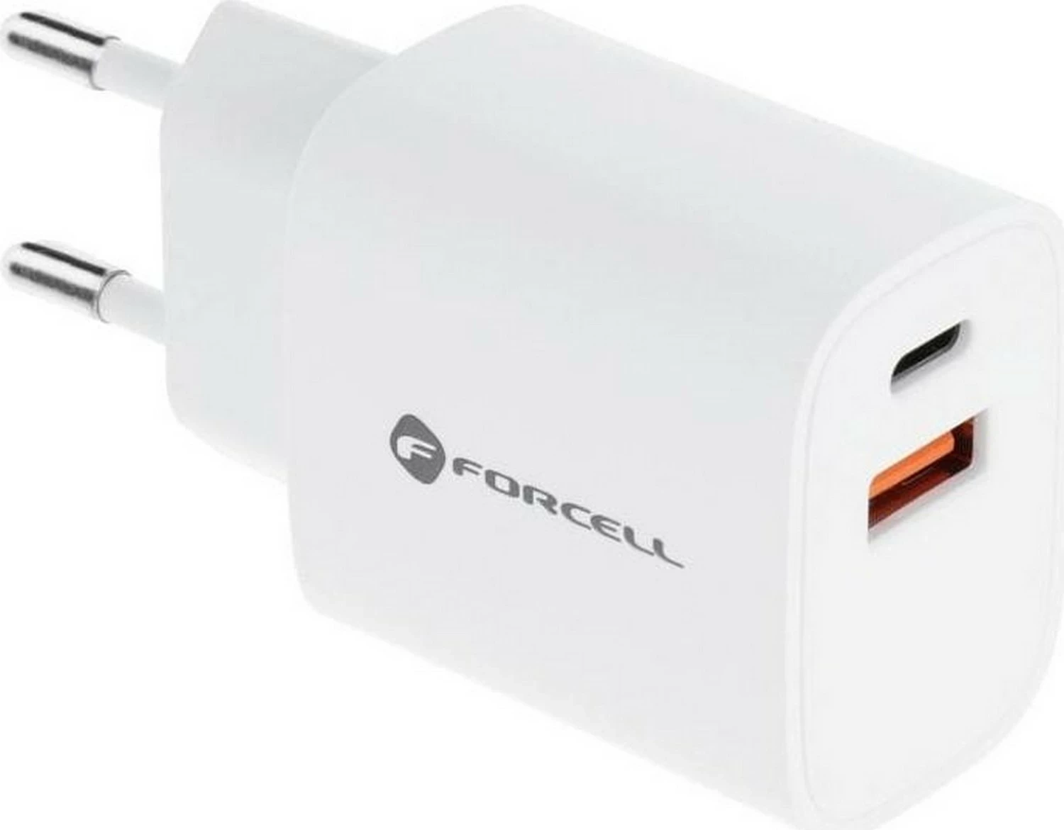 Karikues Forcell F-Energy TFK-30WPD, 30W, USB-A & USB-C, bardhë