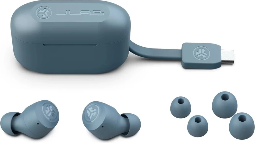 JLAB Go Pop Plus True Wireless Earbuds - Slate