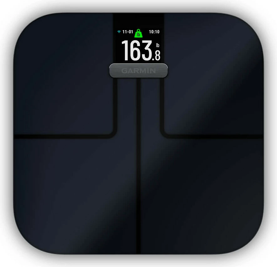 Peshore inteligjente Garmin Index S2, analizë trupore, Wi‑Fi/Bluetooth, 181.4 kg, e zezë