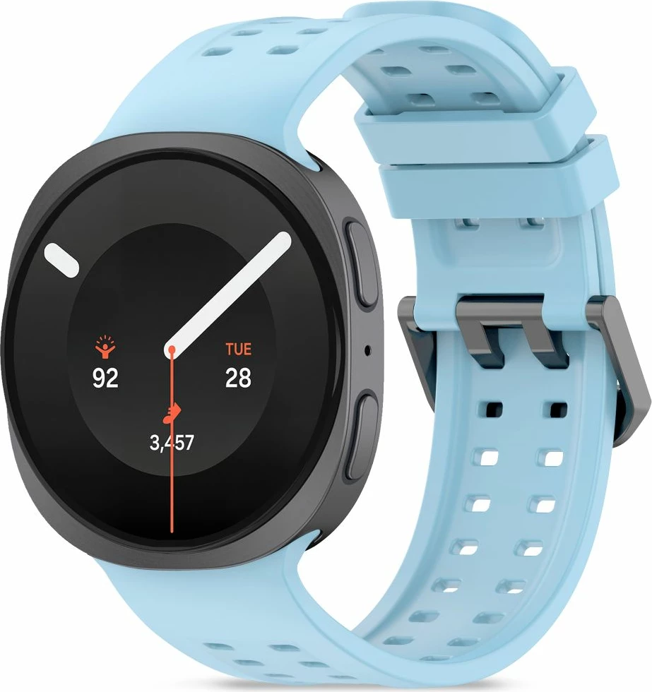 Rrip silikoni Tech-Protect Silicone Air për Samsung Galaxy Watch 40/44/46 mm, 22 mm, 1 copë, blu e çelët