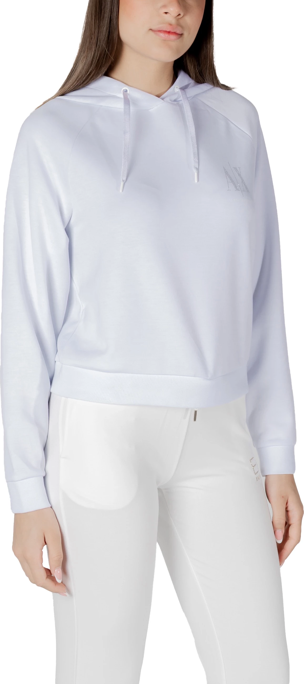 Duks me kapuç Armani Exchange XW000827 AF13397 për femra, i bardhë [Madhësia: M]