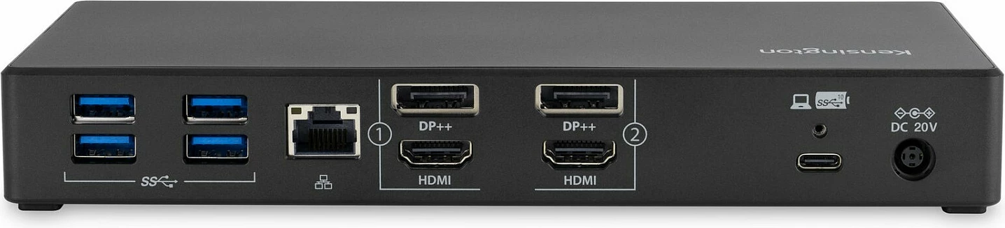 Docking station Kensington SD4781P EQ, USB-C & USB-A, Dual 4K, e zezë