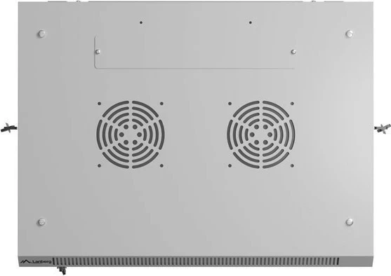 Kasë rrjeti LANBERG 19" 12U, varëse, 600x450mm, gri, derë me vrima