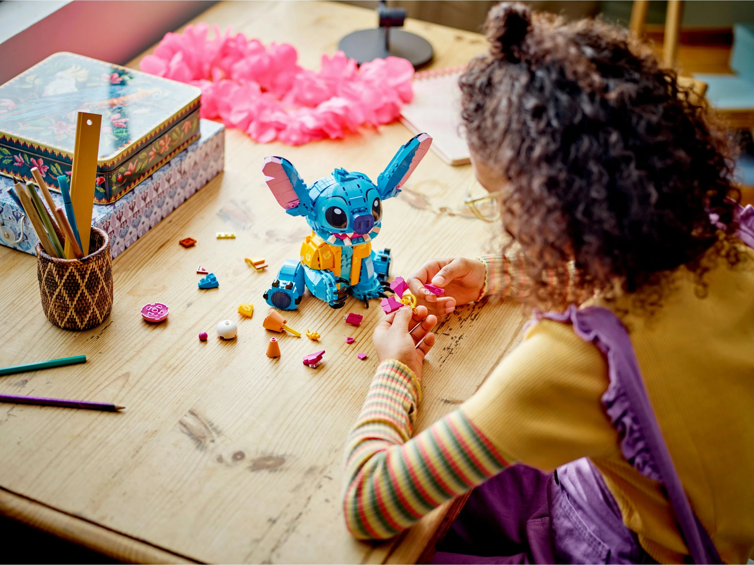 Set ndërtimi LEGO Stitch, 9 vjeç e lart, Plastikë, 730 pjesë, shumëngjyrësh