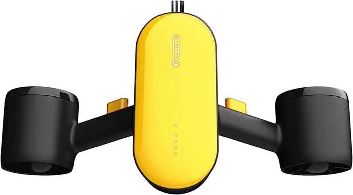 Skuter nënujor Geneinno S2, i zi dhe i verdhë