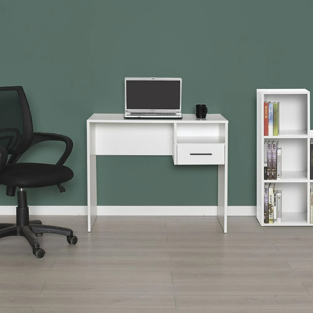 Tavolinë studimi Hanah Home, e bardhë, Cms-105-Bb-1