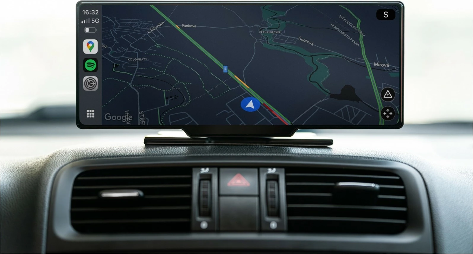 Ekran CarPlay/Android Auto për veturë Sencor SCT M1060BWT, 10.26\" IPS, HD 1060x600, wireless, kamerë mbrapa 1080p, i zi