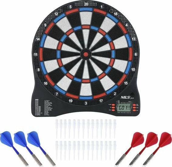 Tabela elektronike e dartit Triton TDE01 NILS FUN, 32 mënyra loje, deri 8 lojtarë, set 6 shigjeta