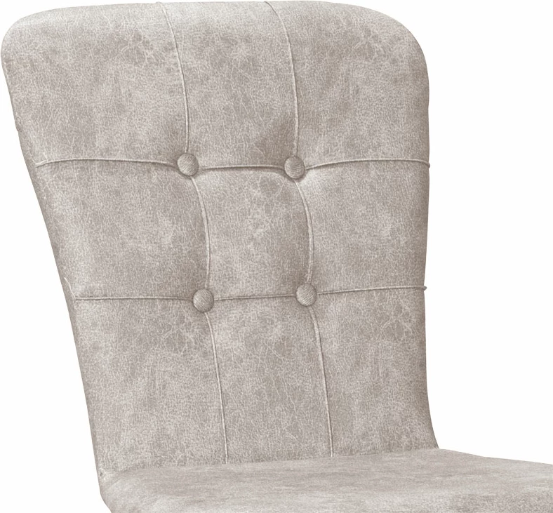 Karrige Sonora I, material stof, ngjyrë gri antike-këmbë arre