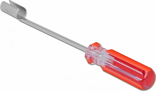 Vegël montimi për konektor BNC DeLOCK 90516, çelik inox, kuqe/inoks