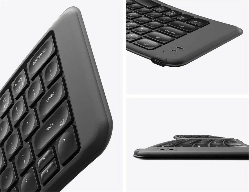 Tastierë Keychron B11 Pro, Alice layout, wireless, 68%, gri-zi