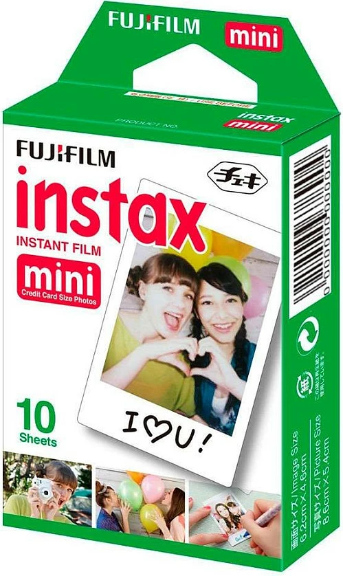 Film instant Fujifilm Instax Mini, 10 fletë, ISO 800