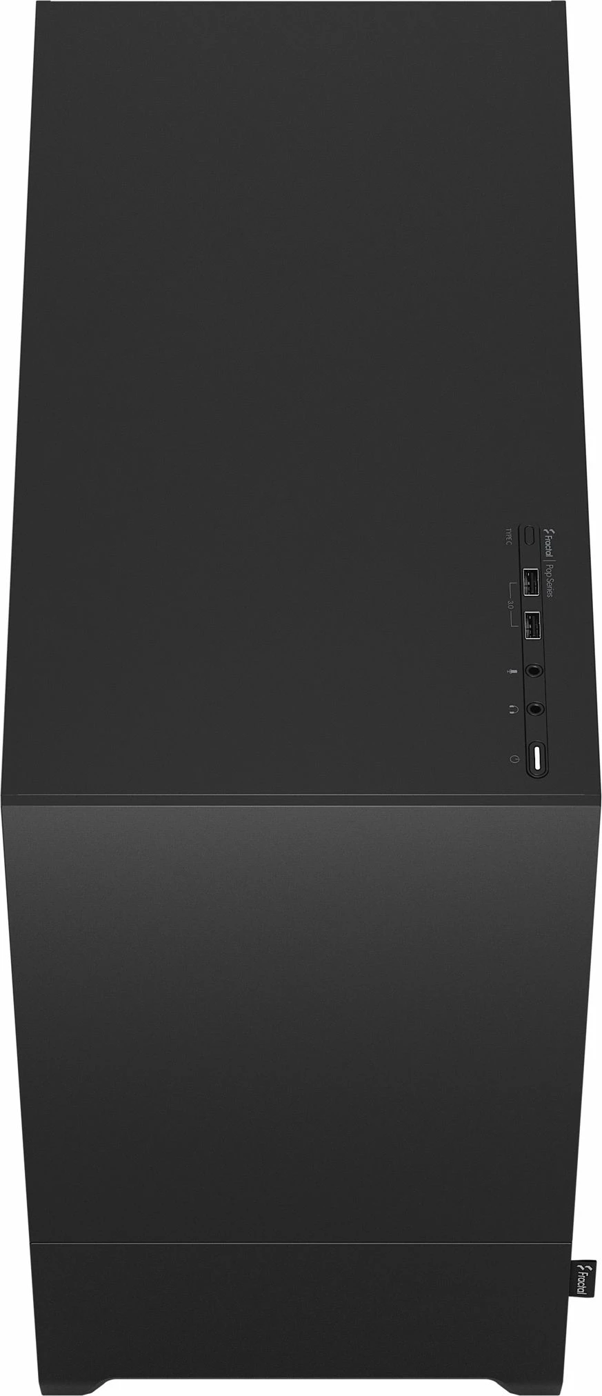 Kasë Fractal Design Pop Mini Silent Solid FD-C-POS1M-01, Mini Tower Micro-ATX/Mini-ITX, 3x120mm ventilatorë, pa dritare, e zezë