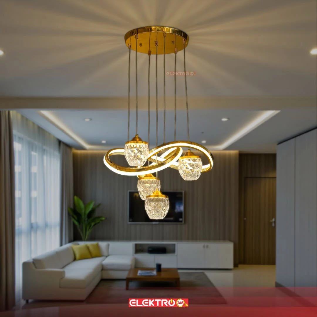 Abazhure led i varur me kristale 1680-4 GD