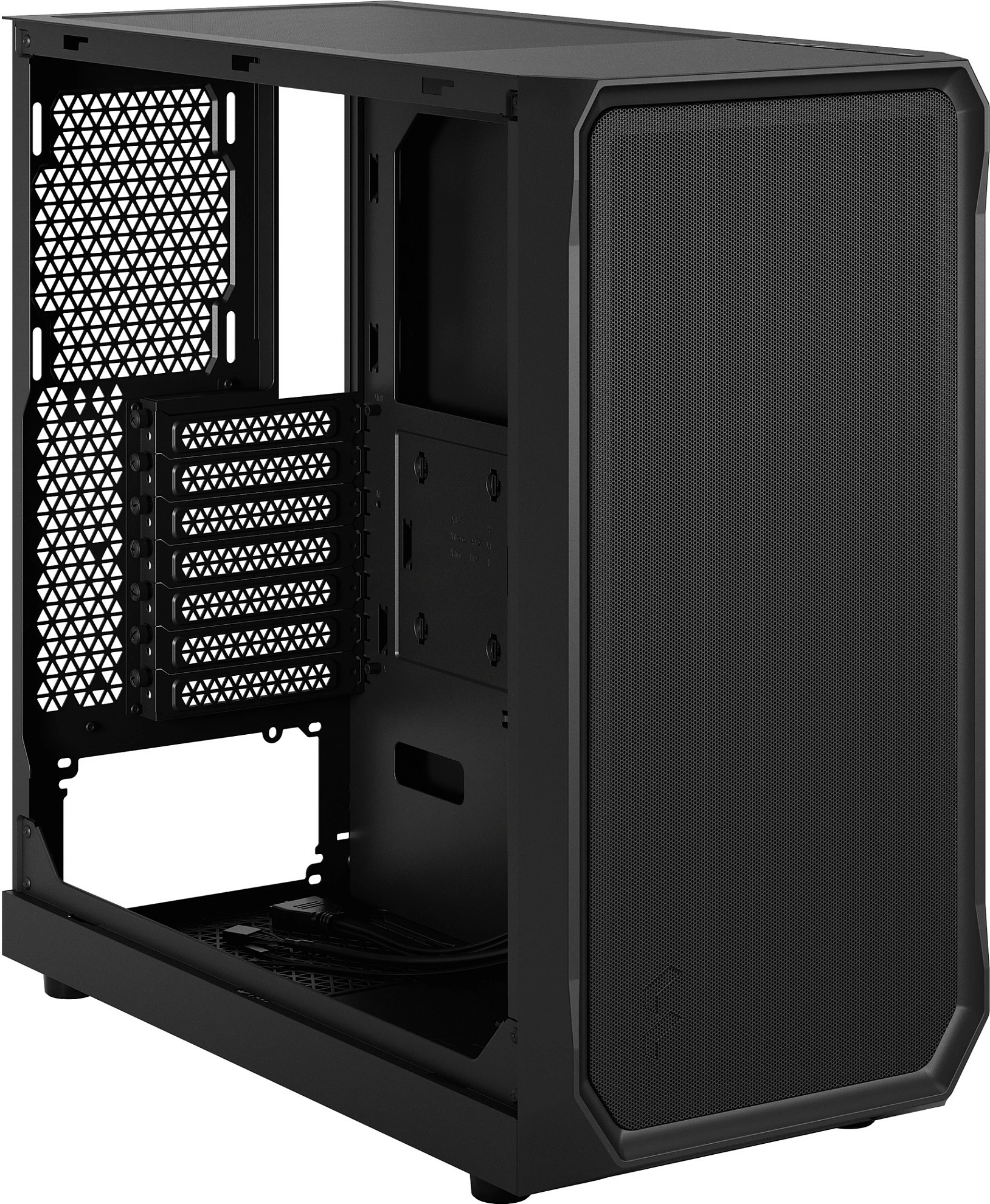 Kasë Fractal Design Focus 2, ATX, micro ATX, Mini-ITX, e zezë