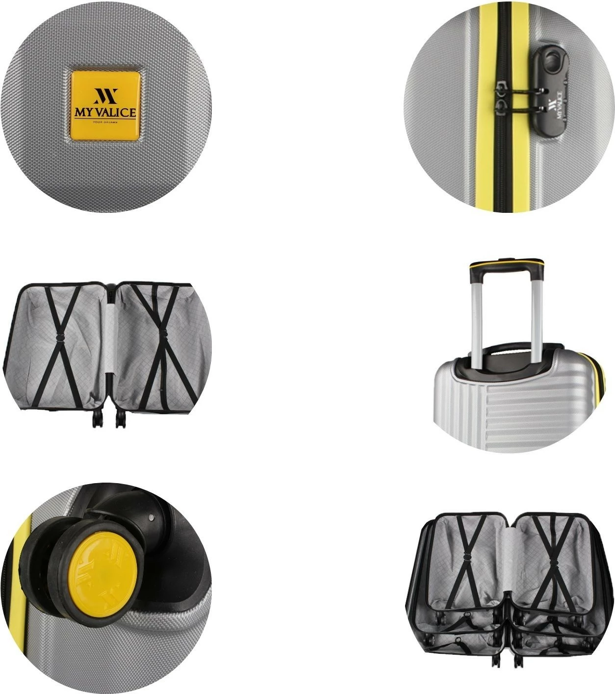 Valixhe udhëtimi Zoozie Bags, ngjyrë gri, 8593