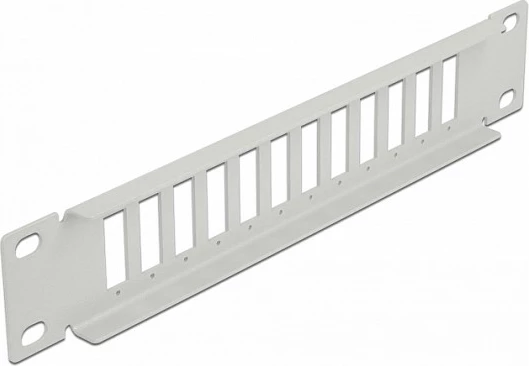 Patch panel optik DeLOCK 10" 12-Port SC Duplex/LC Quad, 1U, gri