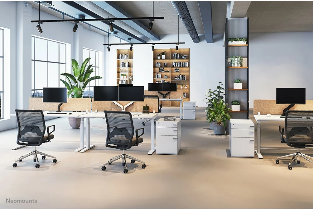 Krah monitori Neomounts NM-D750BLACK, gas spring, 10-32 inç, 9 kg, i zi