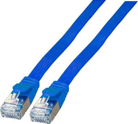 Kabllo rrjeti EFB Elektronik K5545BL.0,25, Cat6a, 0.25 m, RJ-45, U/FTP, 10 Gbit/s, blu
