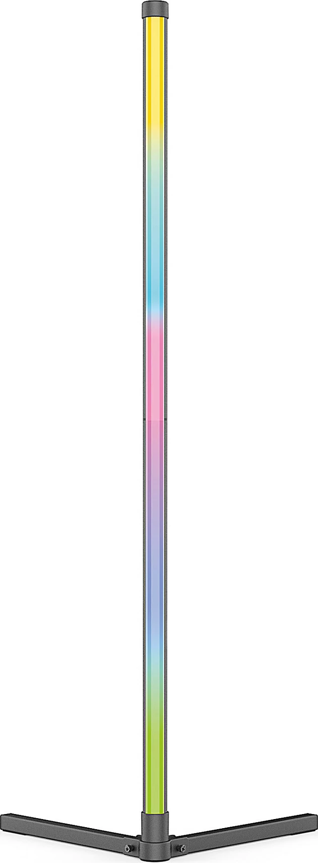 Llambë LED RealPower 415856, 60 LED, RGB multingjyrëshe, e zbehshme, me telekomandë, 5V DC, e zezë