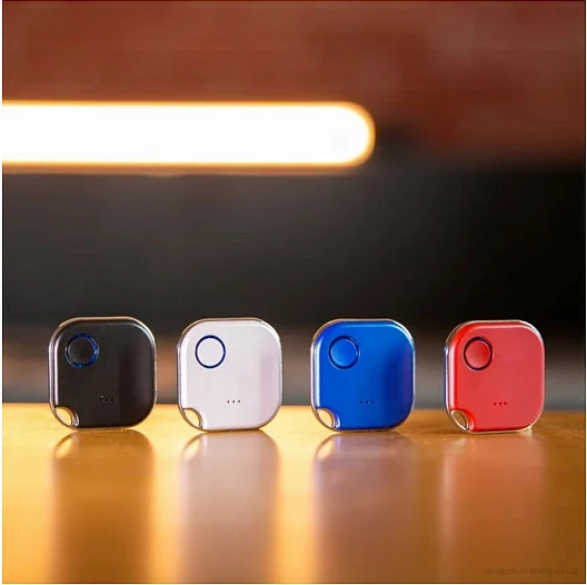 Buton i mençur Shelly BLU Button 1, Plastikë, 2400 - 2484 MHz, Wireless, Bardhë