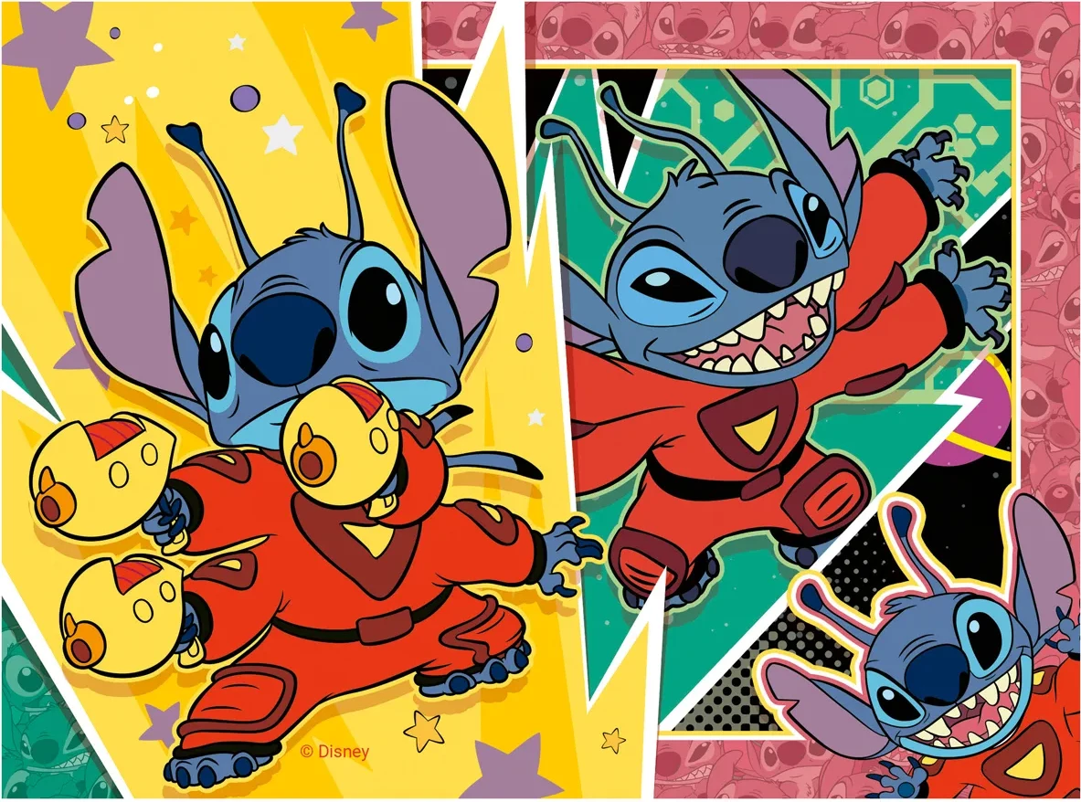 Ravensburger Disney Stitch 4 in a Box Stitch Puzzles