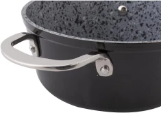 Set tenxhere Lamart LT1283, 5 pjesë, Granit, e zezë/gri