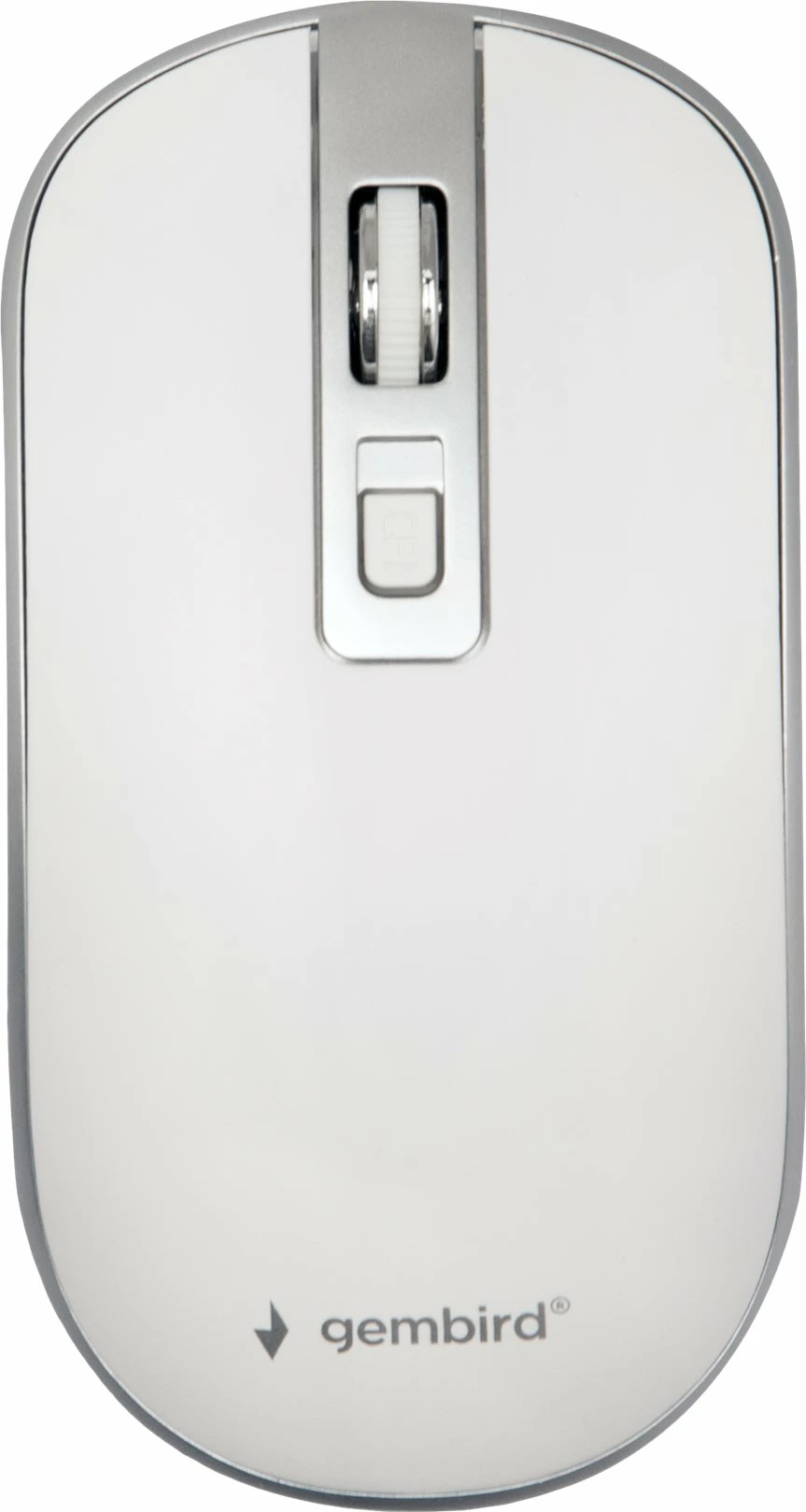 Maus pa tela Gembird MUSW-4B-06-WS, optik, Bardhë-Argjendtë