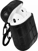 Mbështjellës për AirPods TerraTec AirBox, polikarbonat, me kapëse, i zi