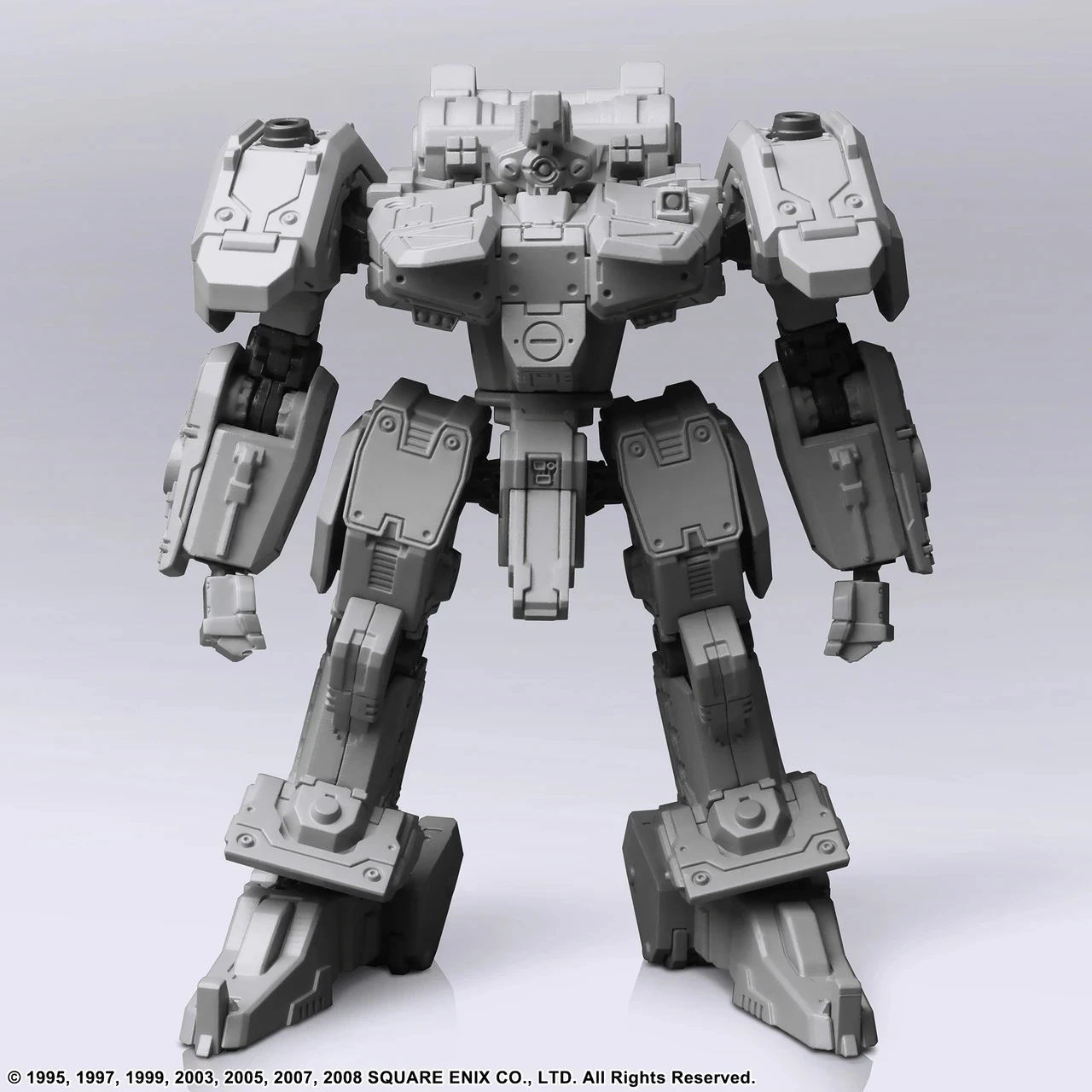 Kit modeli Square Enix Front Mission Structure Arts Vol. 3, shkallë 1/72, pjesë të ndërrueshme, nyje të lëvizshme, Light Gray
