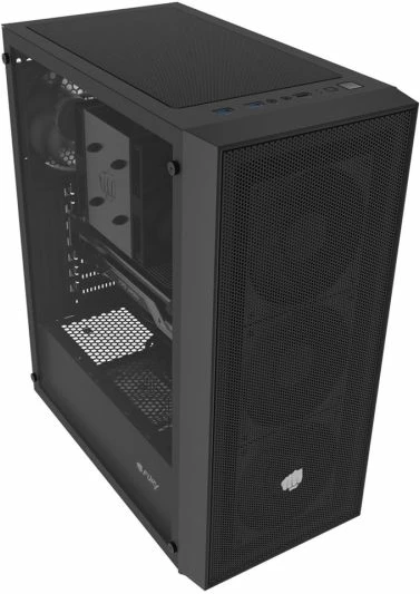 Kuti kompjuteri FURY SHOBO SH8F midi tower me dritare, e zezë