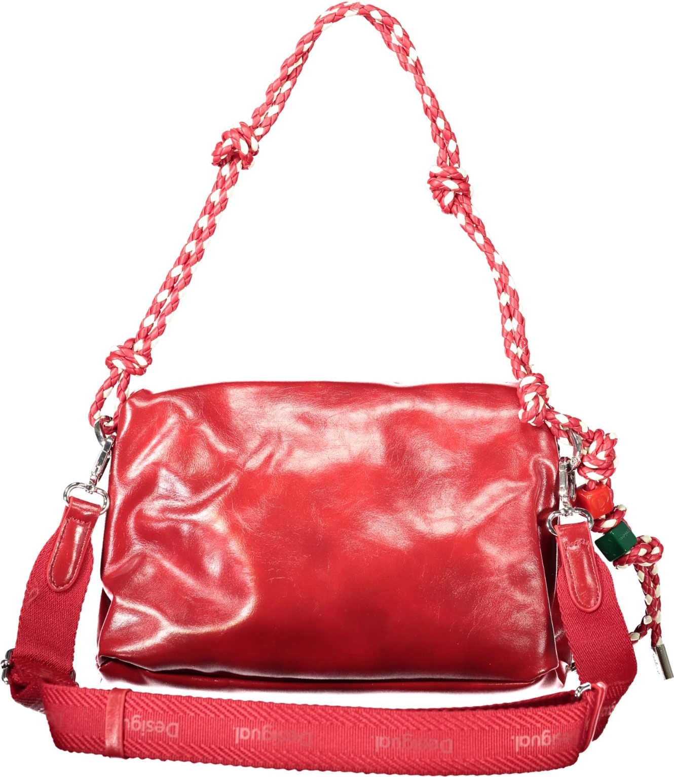 Çantë për femra DESIGUAL Half Logo Bag Venecia 4.0, e kuqe