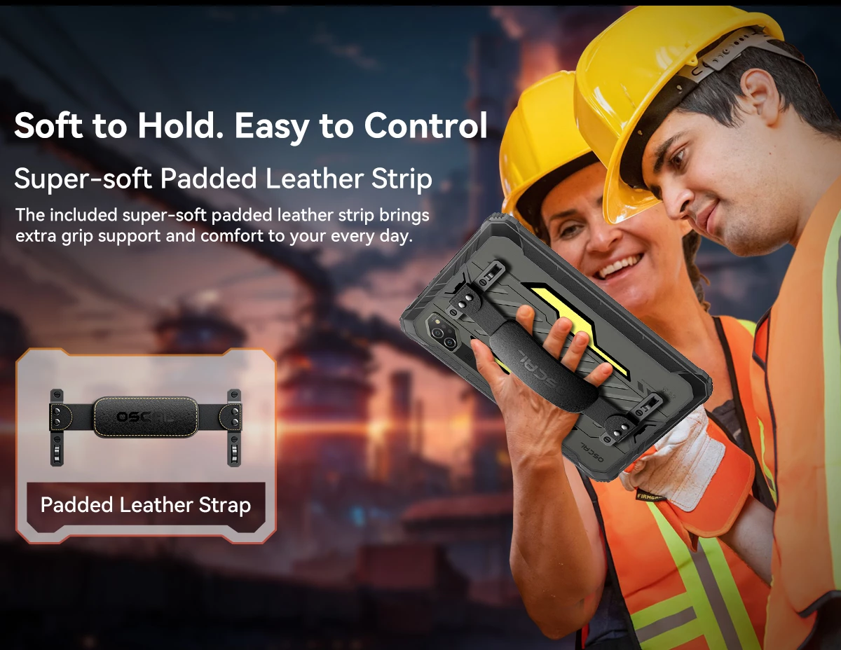 tablet robust Oscal Spider 10 11\" 8GB+256GB 20000mAh IP68/IP69K Android 15, e zezë